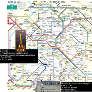 Eiffel Citea Access Dayroom Espace Sans Nuitee Et Partagee Chatillon Nuitee -- Repos Journee Ou Espace Travail 8-19h Proche Tour Eiffel Ou Usage Bureau A L'heure En Journee -- Nuitee Chatillon Avenue , París Francia
